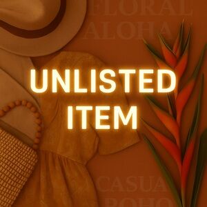 UNLISTED ITEM | LIVE SHOW LISTING
